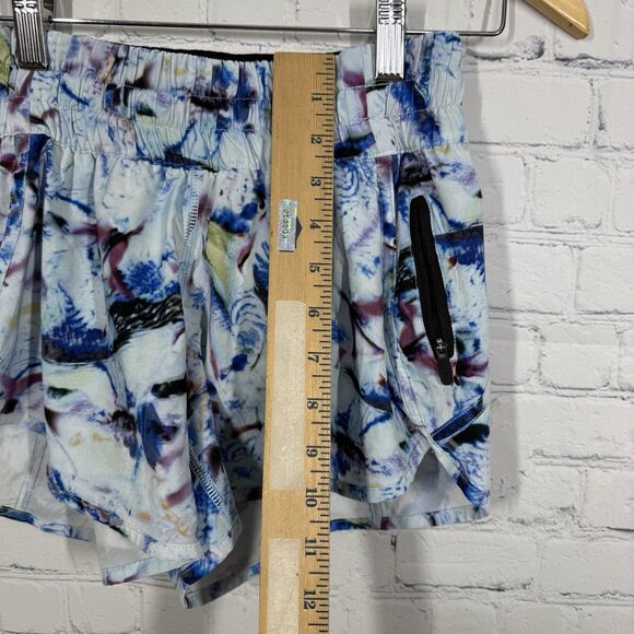 Lululemon Hotty Hot Shorts II Size 4 Athletic Run Abstract Artsy 4' Inseam Y2K - Picture 13 of 15